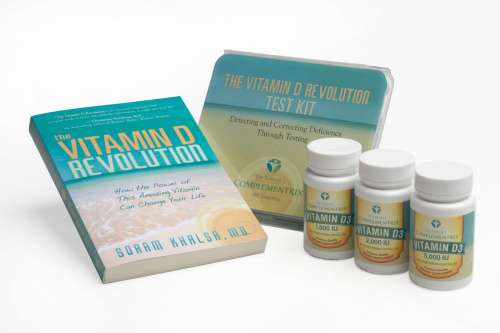 Vitamin D Revolution Book Test Kit and Pills